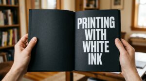 White ink printing with Flexi RIP and print software book.