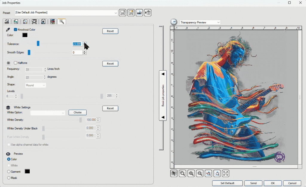 Halftone dtf designs for printing in just one click.